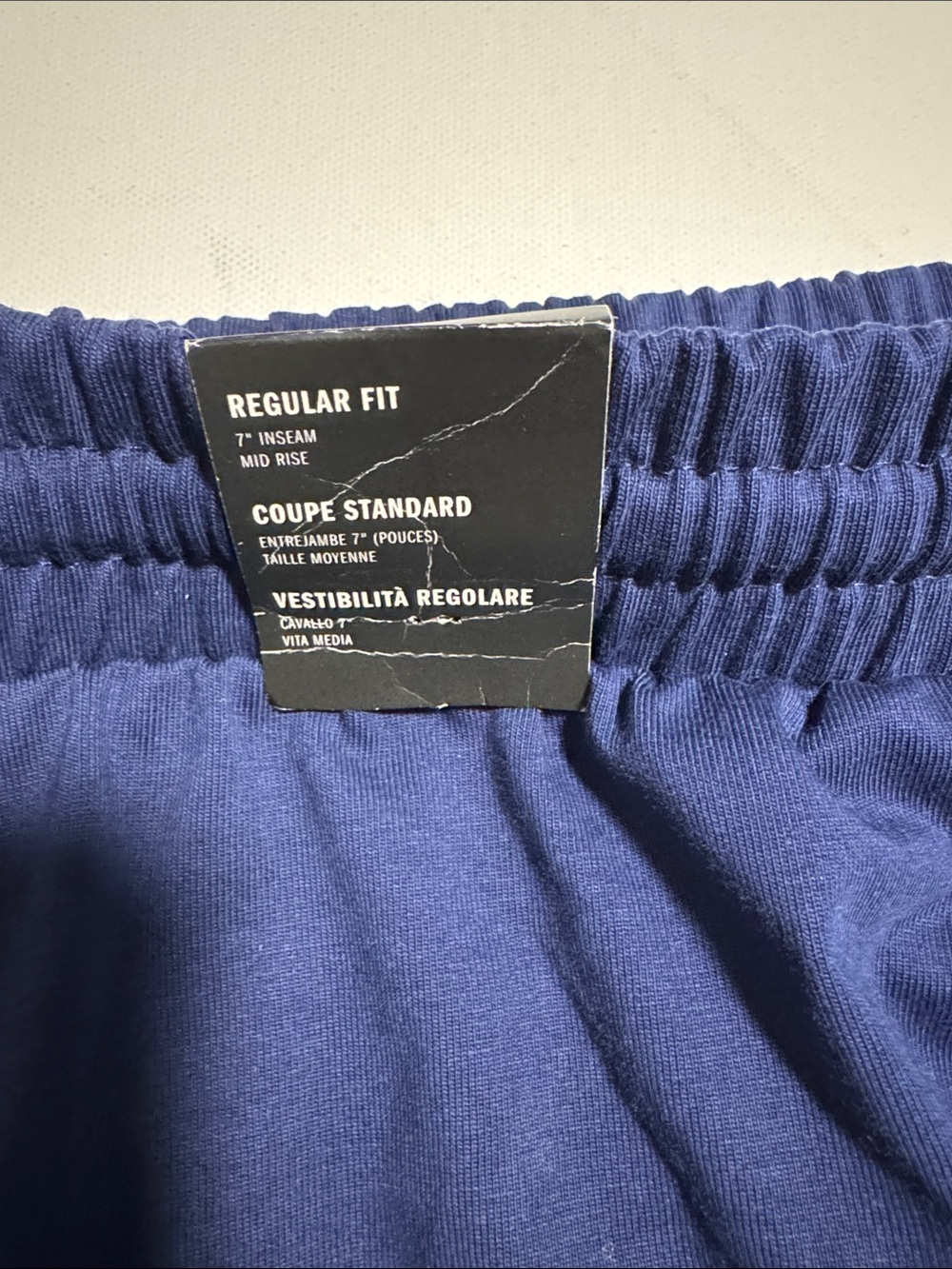 Adidas Knit Shorts Mens 4X Navy 4XL - Picture 3 of 4